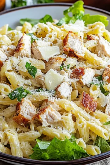 Chicken Caesar Pasta Salad