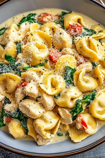Creamy Tuscan Chicken Tortellini