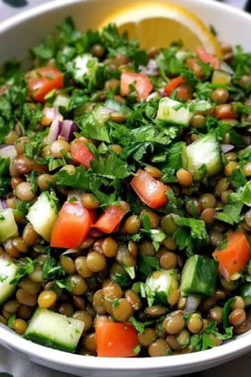 Lentil & Parsley Protein Salad