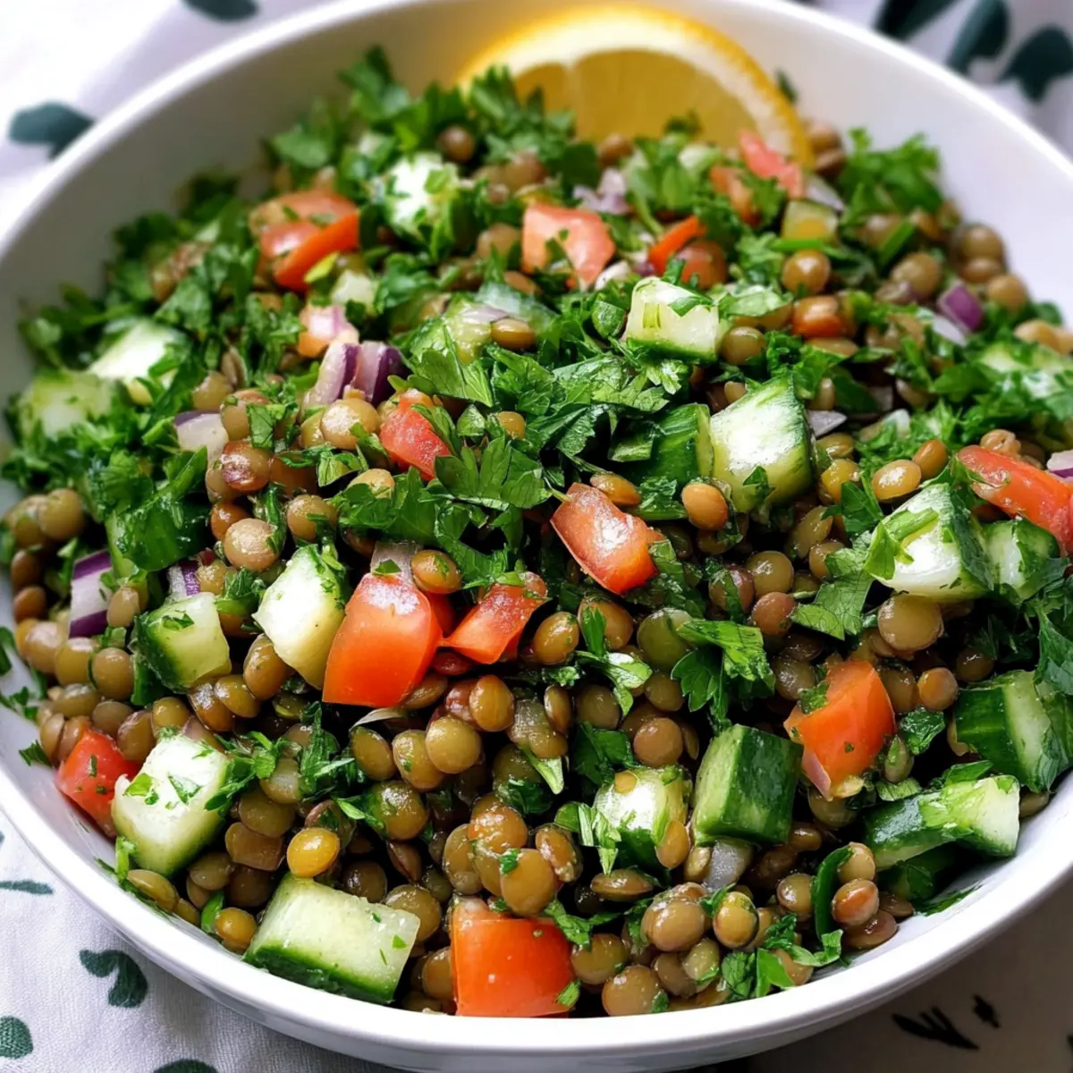 Lentil & Parsley Protein Salad