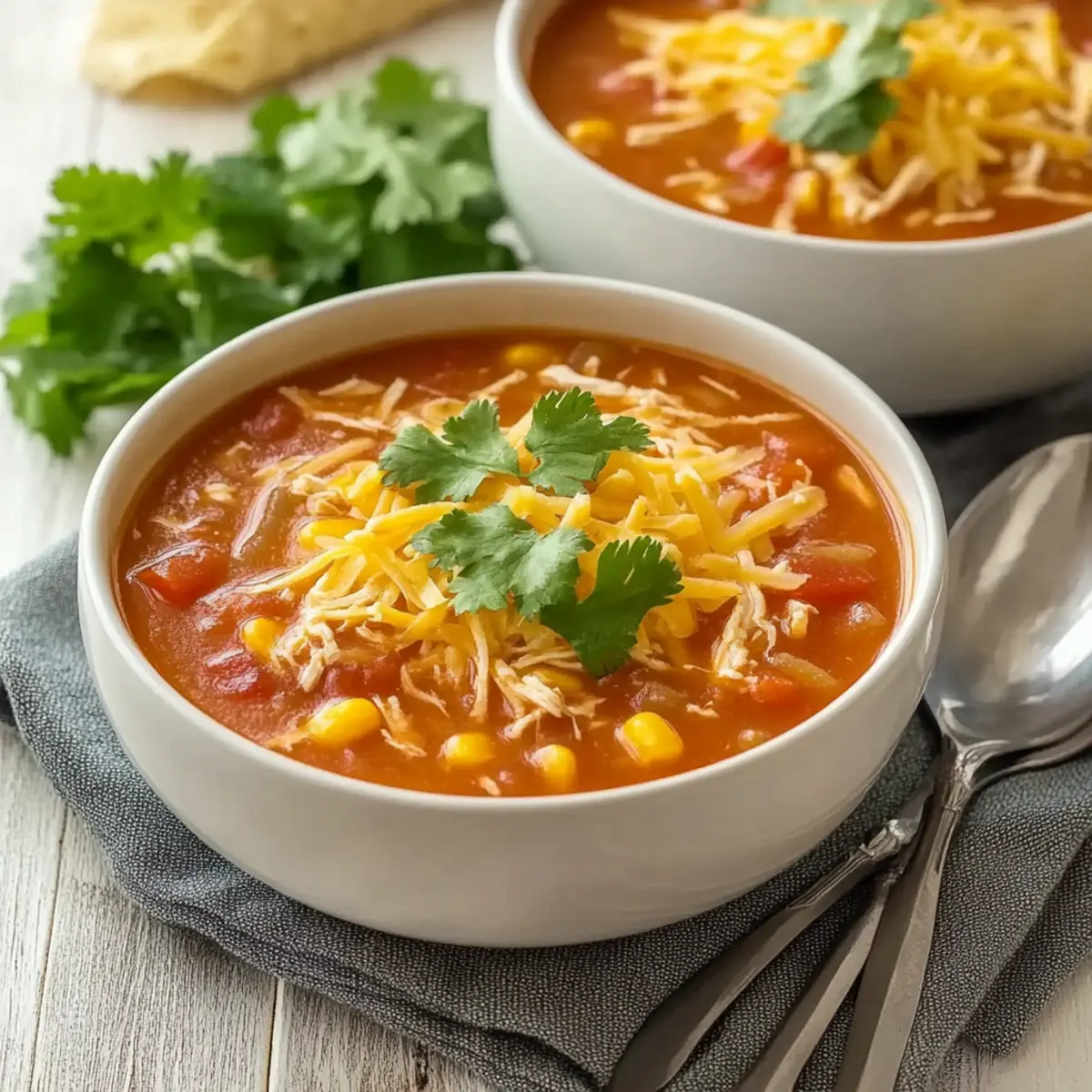 Crock Pot Chicken Tortilla Soup | Easy Slow Cooker Meal