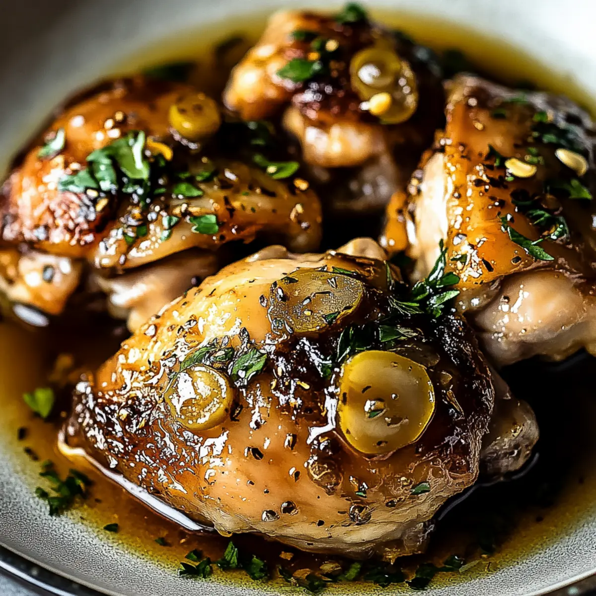 Savory Slow Cooker Chicken Thighs