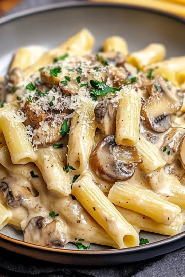 Creamy Mushroom Pasta