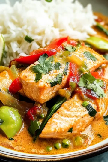 Thai-Inspired Red Curry Salmon