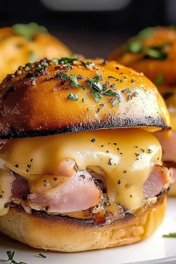 Hot Ham and Cheese Sliders