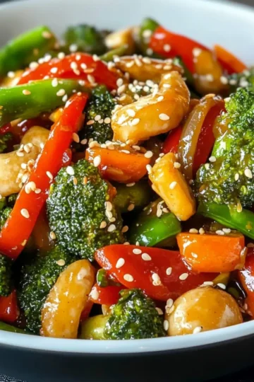 Veggie Stir-Fry with Ginger Soy Sauce