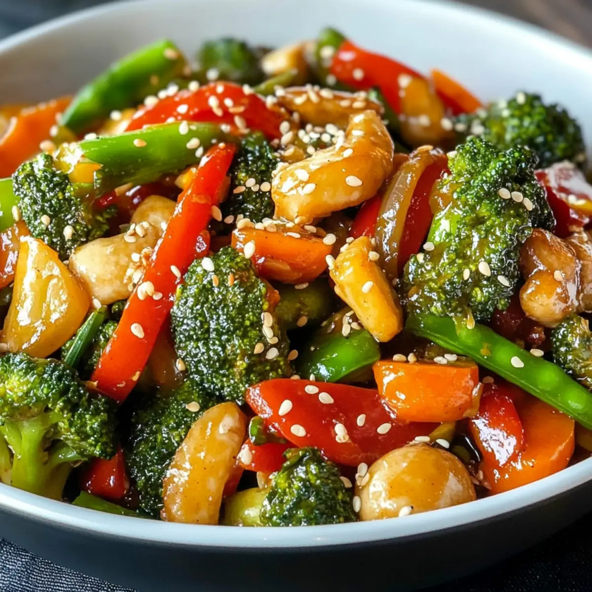Veggie Stir-Fry with Ginger Soy Sauce