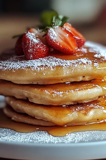 Spanish Churro Pancakes