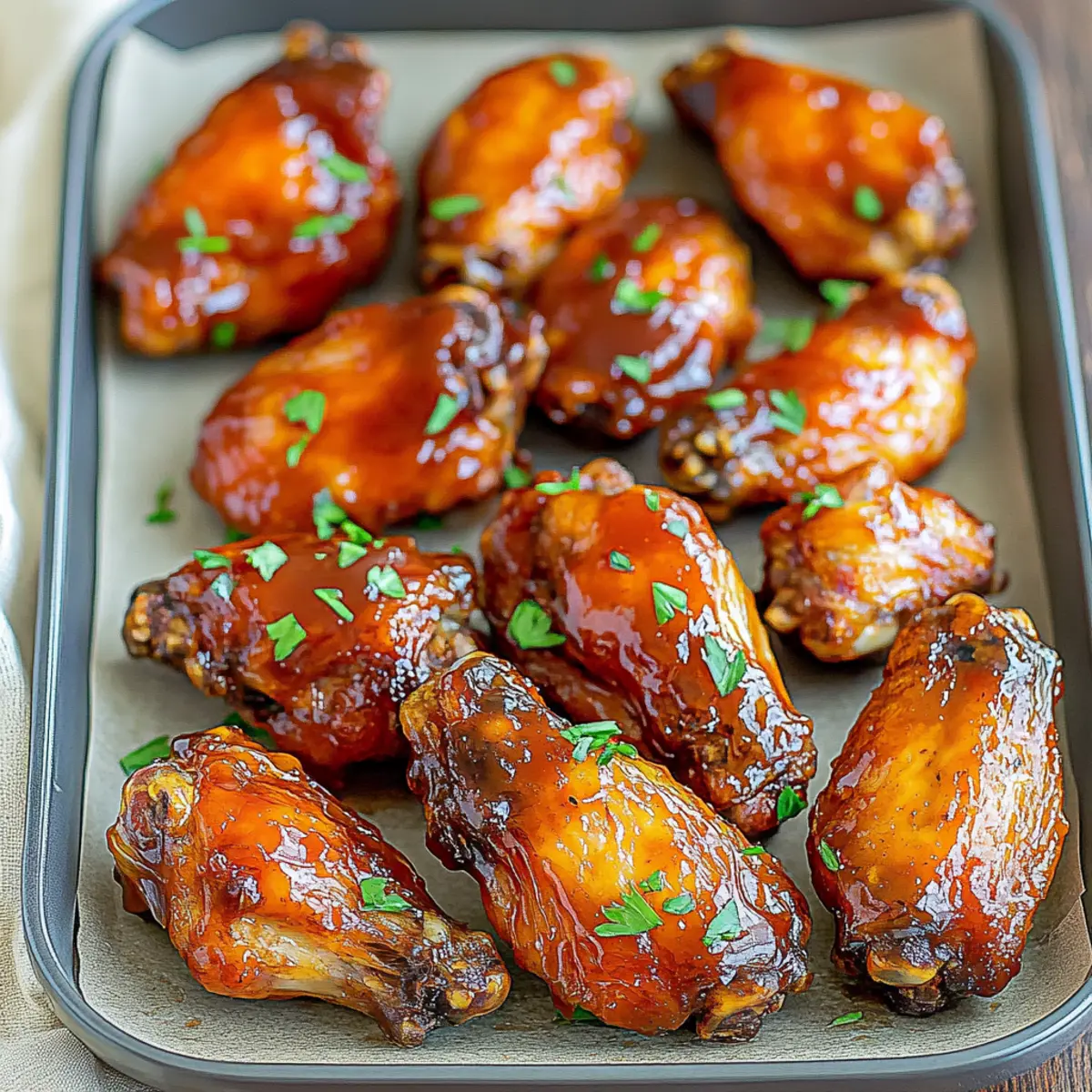 Honey BBQ Chicken Wings