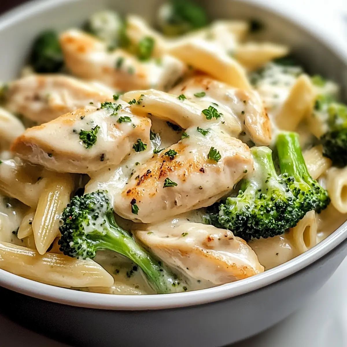 Chicken and Broccoli Alfredo