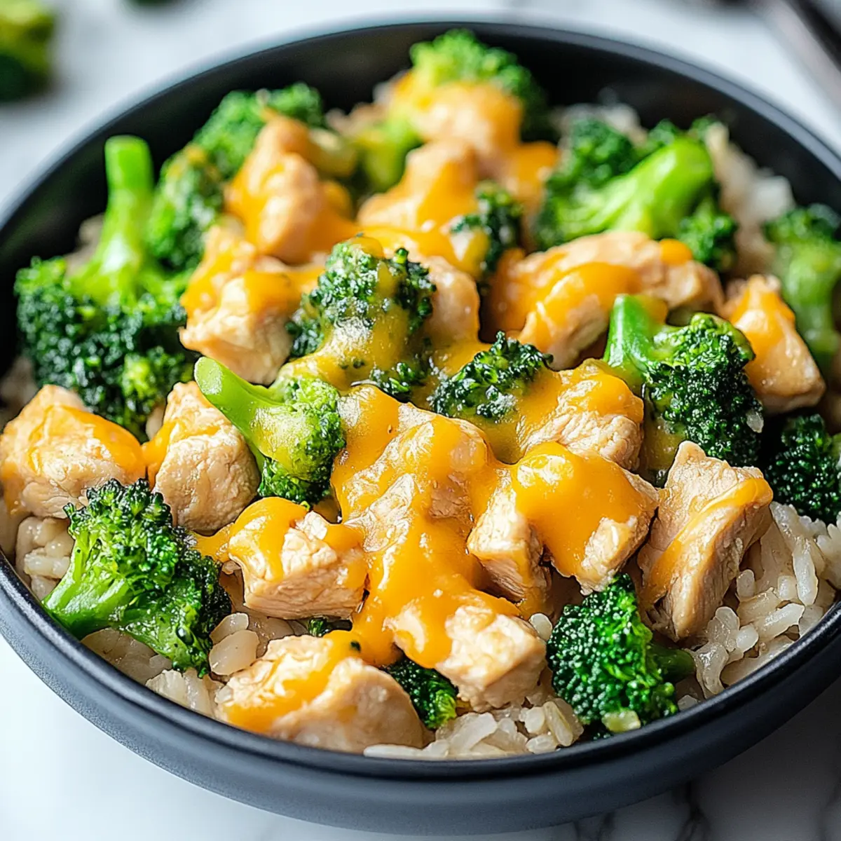 Cheesy Chicken Broccoli and Rice