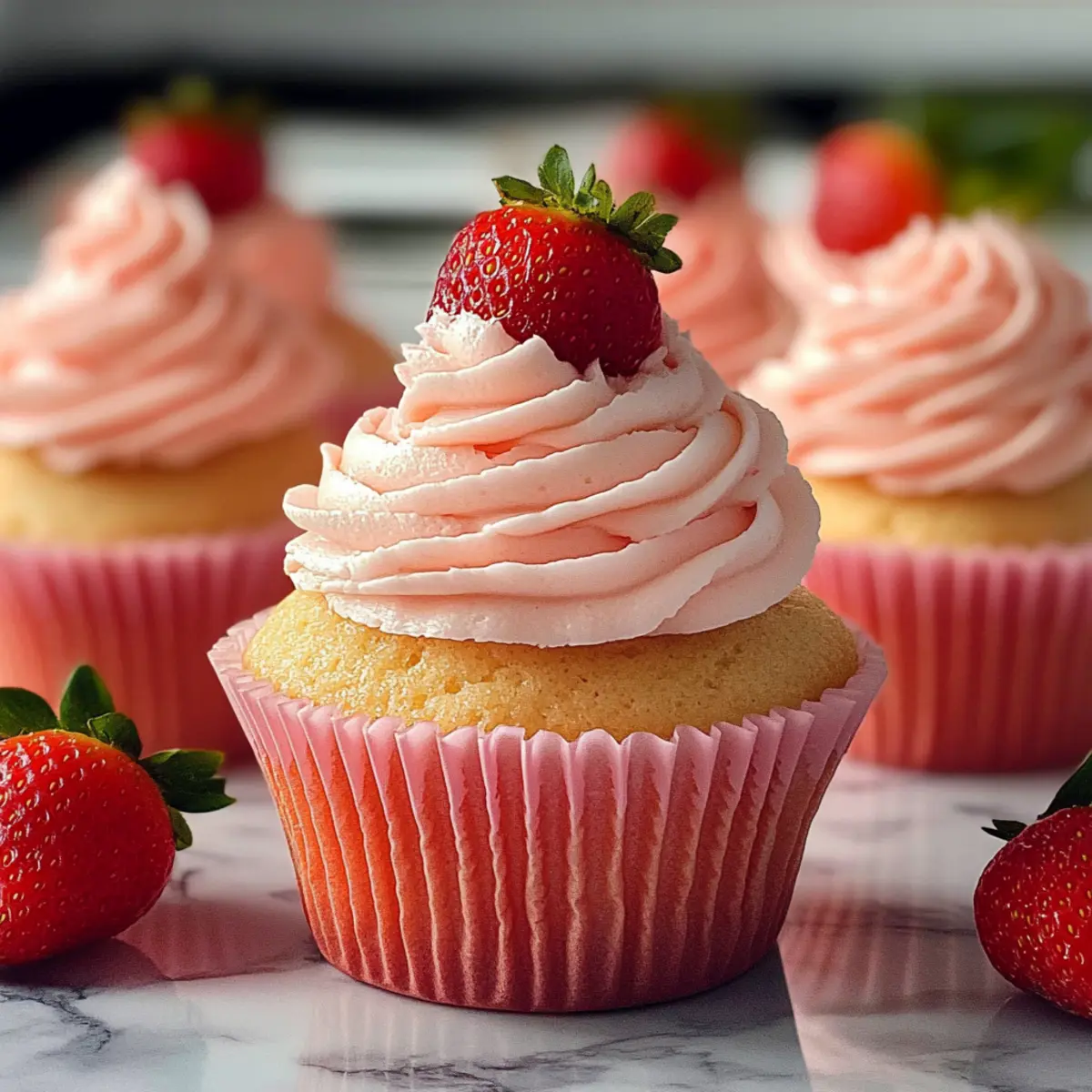 Strawberry Cupcakes