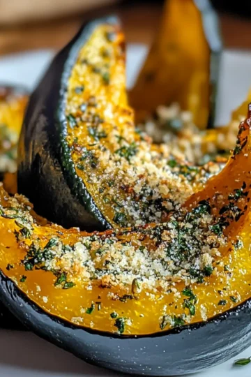 Parmesan Herb Roasted Acorn Squash