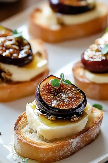 Fig & Brie Crostini