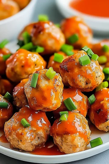 Buffalo Chicken Meatballs