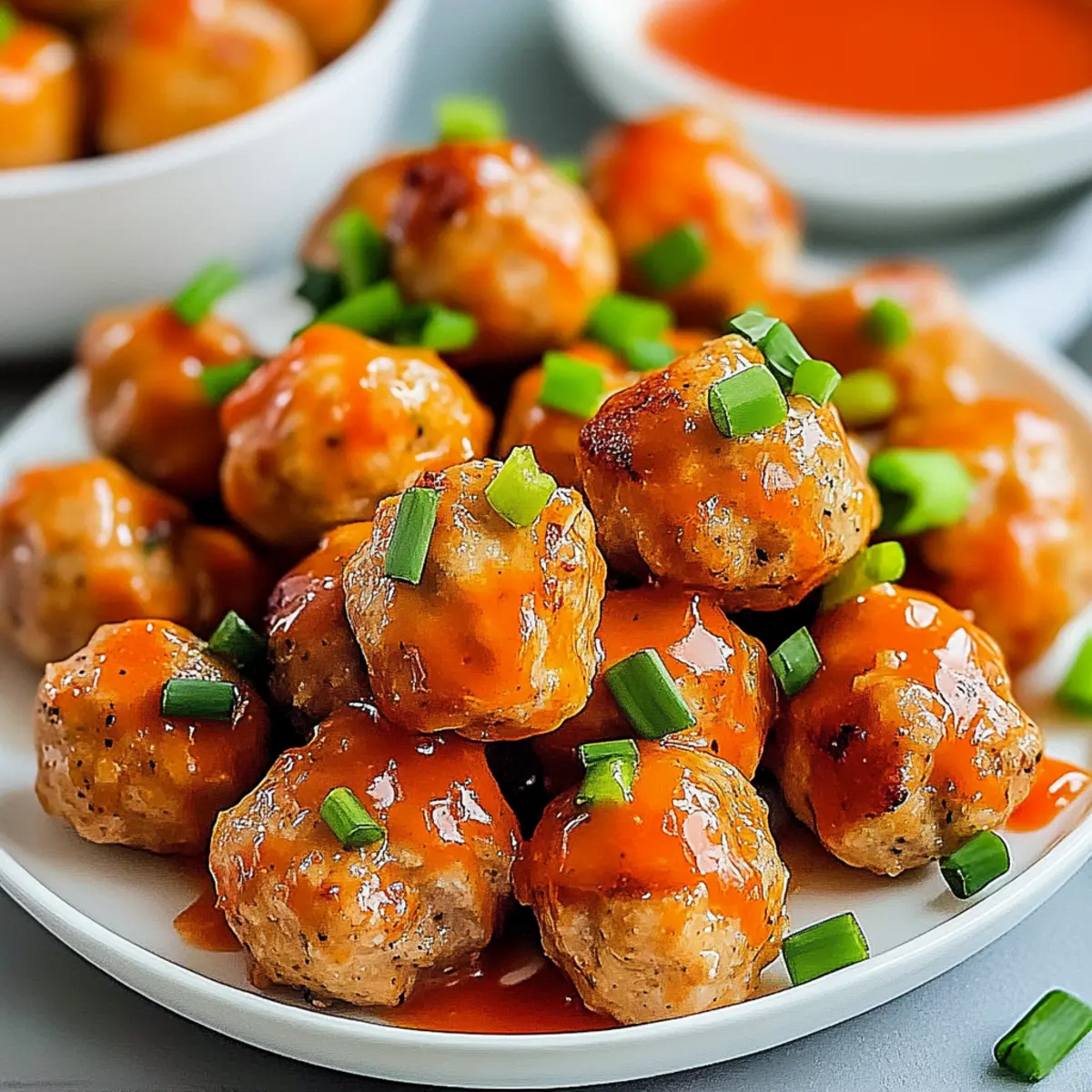 Buffalo Chicken Meatballs