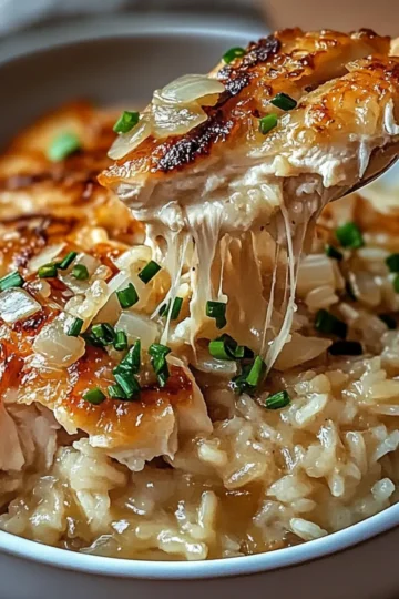 French Onion Chicken Rice