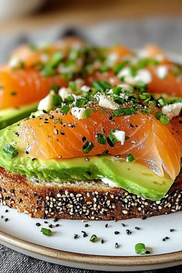Smoked Salmon Avocado Toast