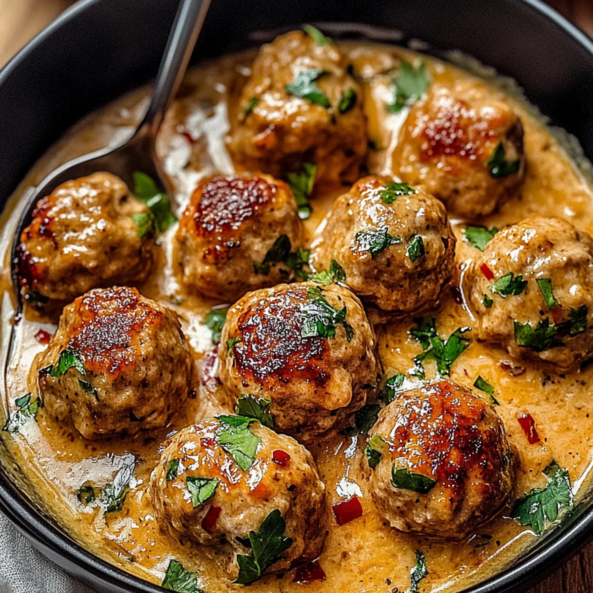 Marry Me Chicken Meatballs