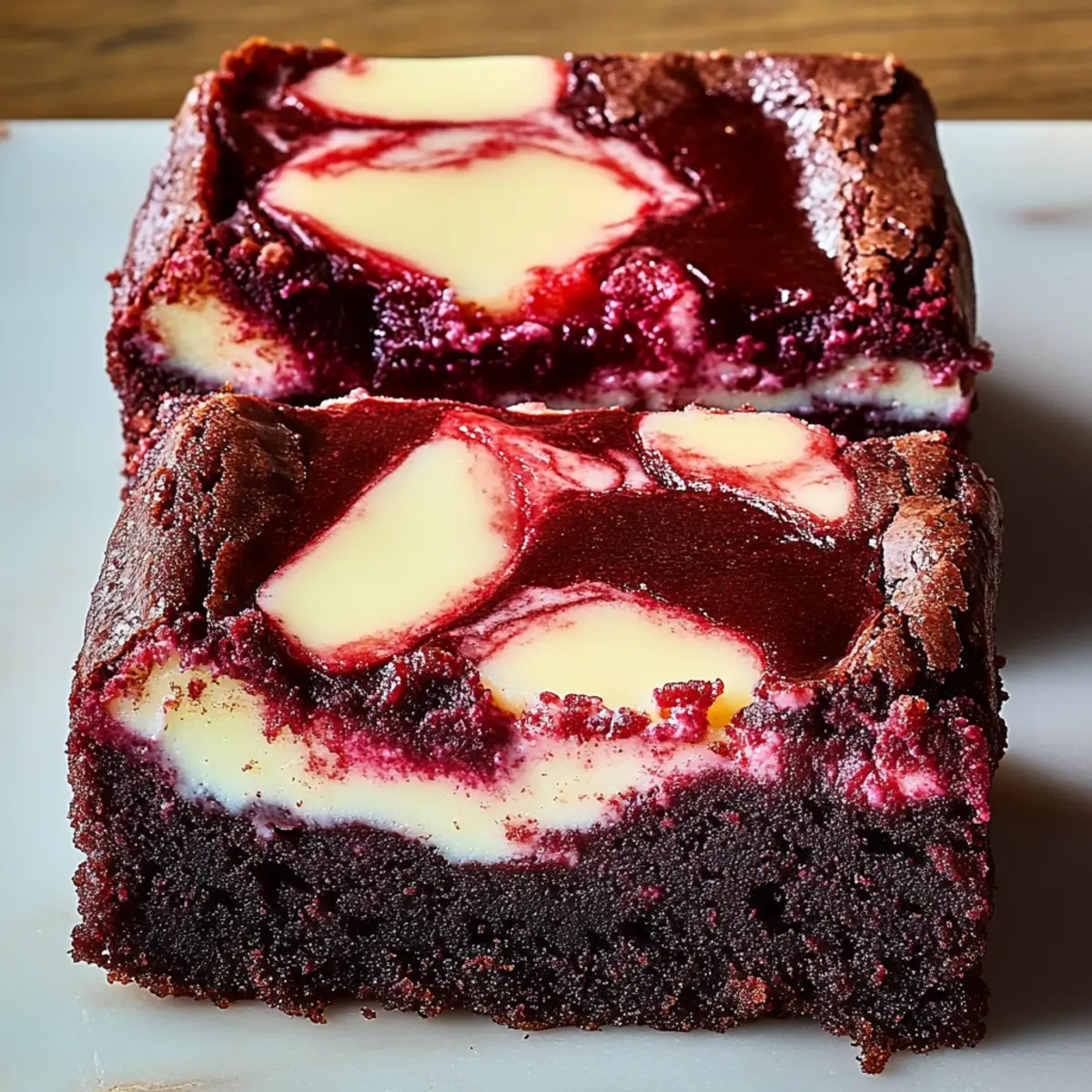 Red Velvet Cheesecake Brownies