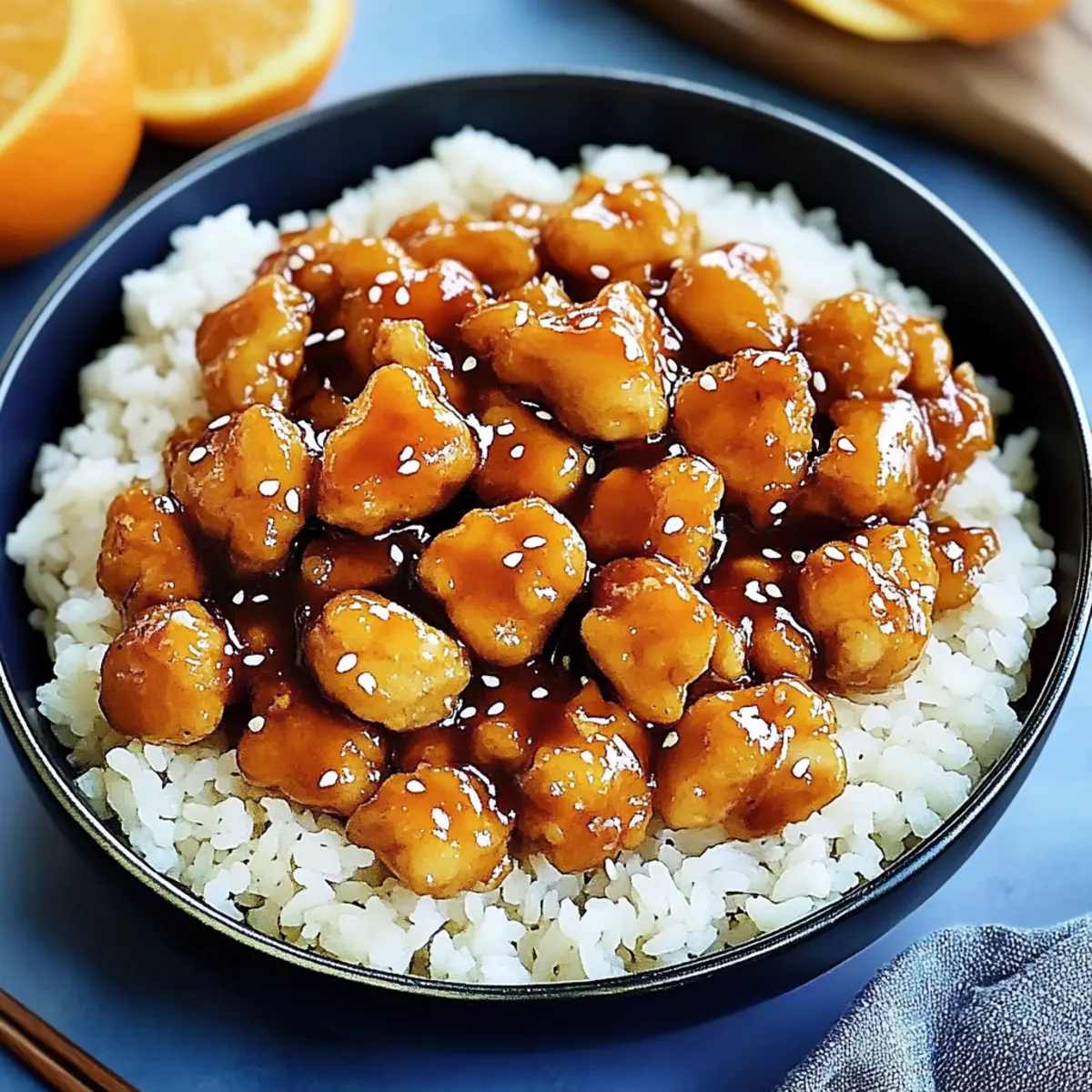 Orange Chicken Recipe
