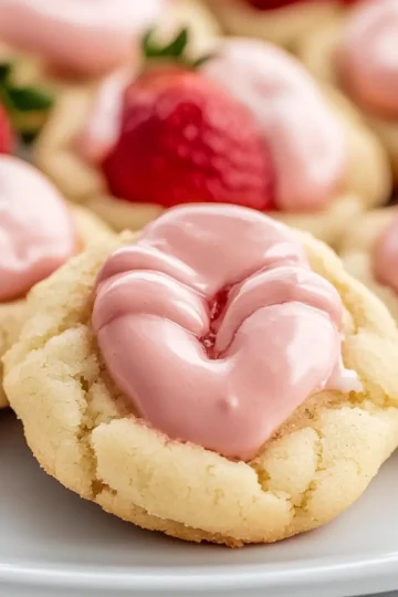 Strawberry Kiss Cookies