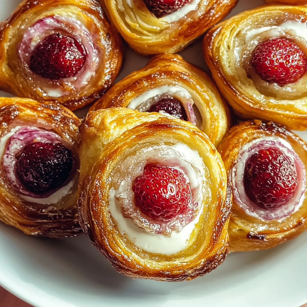 Strawberry Palmiers
