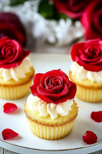 Mini Rose Cheesecakes