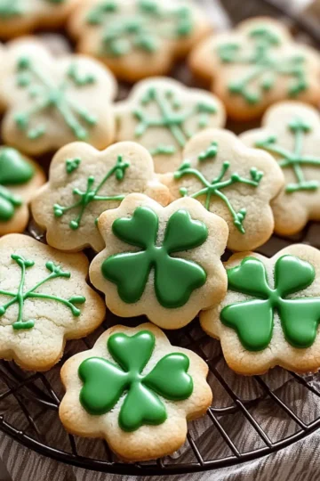 Vanilla Bean St. Patrick’s Day Cookies